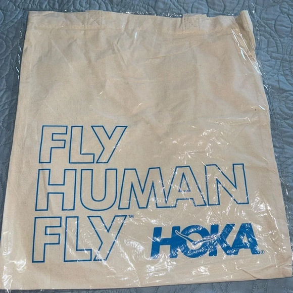 HOKA Time To Fly Canvas Tote Bag - Picture 1 of 6